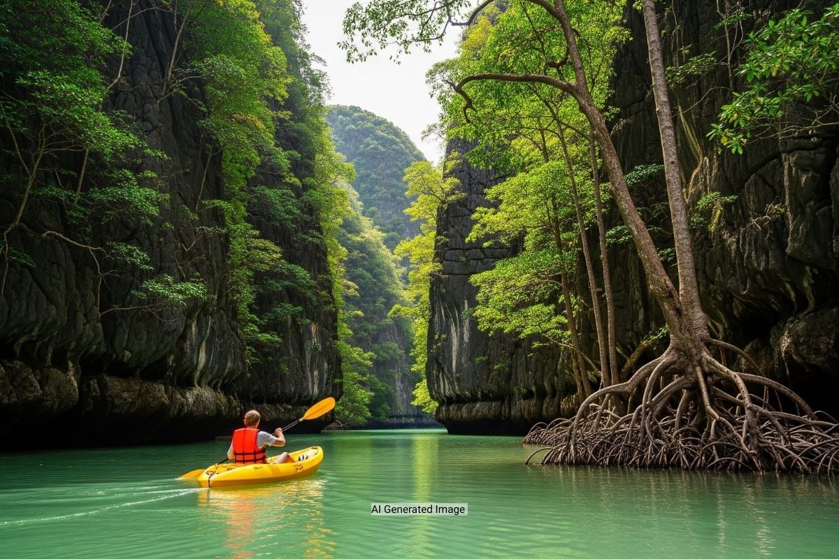 Ao Thalane Mangrove Kayaking in Krabi